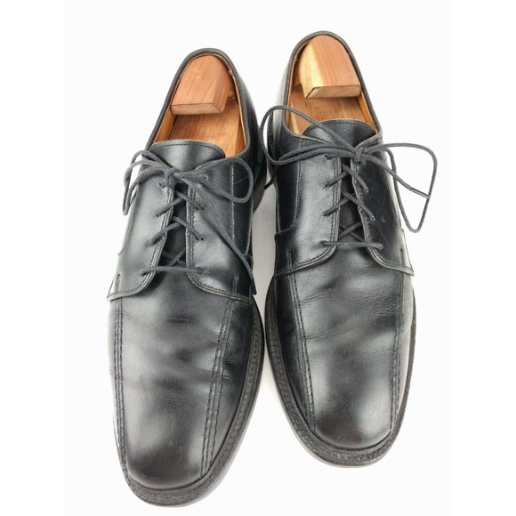 Mens ALLEN EDMONDS Oxford HILLCREST BLACK Leather Shoes Size 10 D Made In USA main image 9